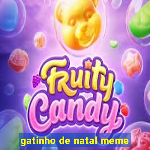 gatinho de natal meme